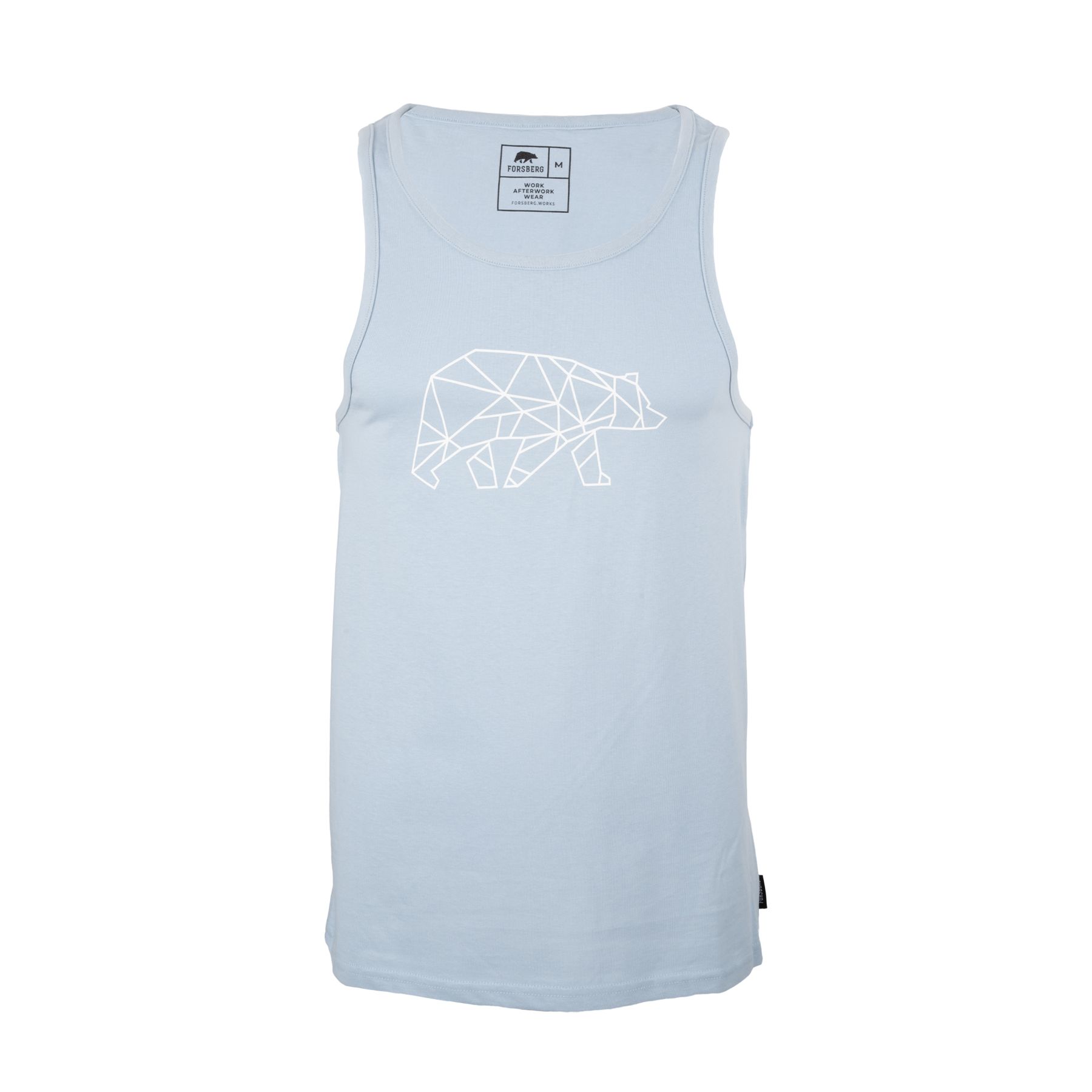 FORSBERG Tanktop mit großem Brustlogo - 1