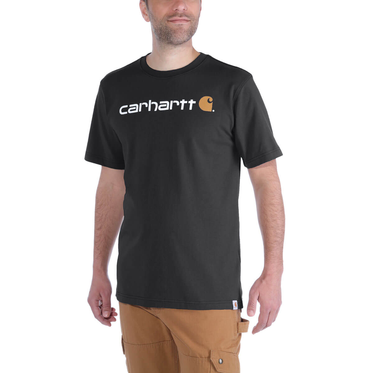 Carhartt Core Logo T-Shirt dicke Qualität - 6