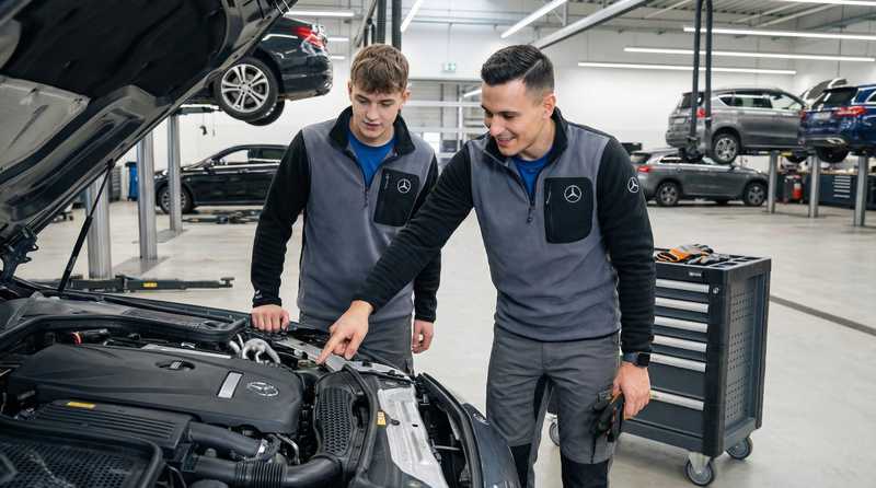 KFZ-Mechatroniker Luca Ricci - Spezialist für System- und Hochvolttechnik in der E-Mobilität