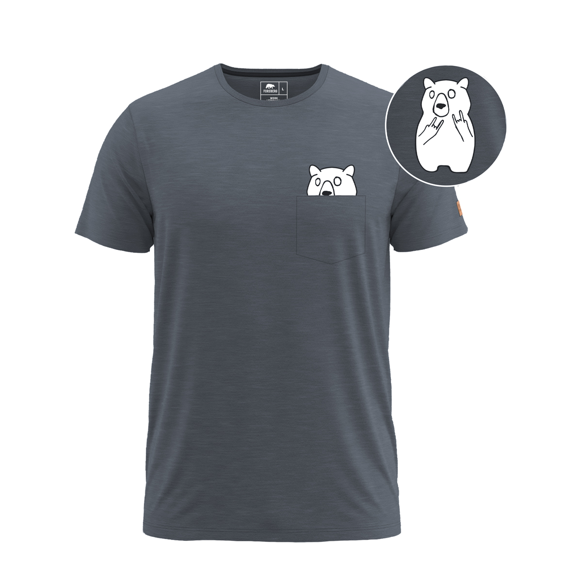 FORSBERG Ragnarson T-Shirt mit Brusttasche - 1, Bekleidung, T-shirt, Hemd