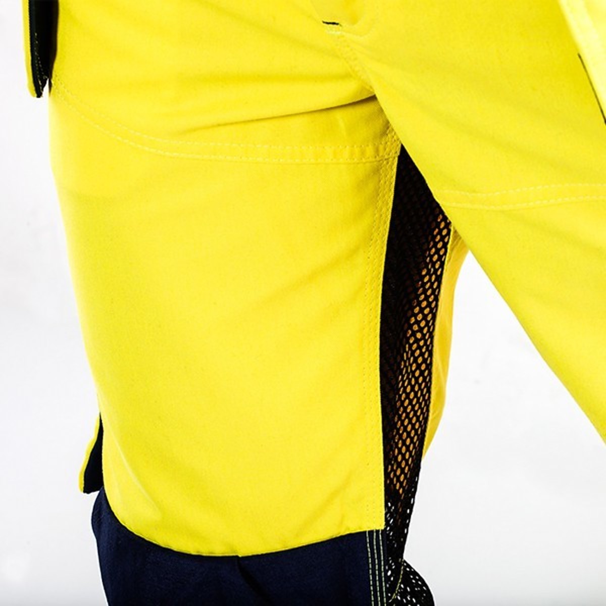 Blakläder belüftete Warnschutzhose - 4