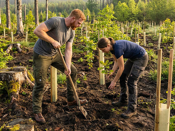 Holzarbeit, Gartengebrauch, Gärtnerei, Bauernarbeit, Pflanzenpflege
