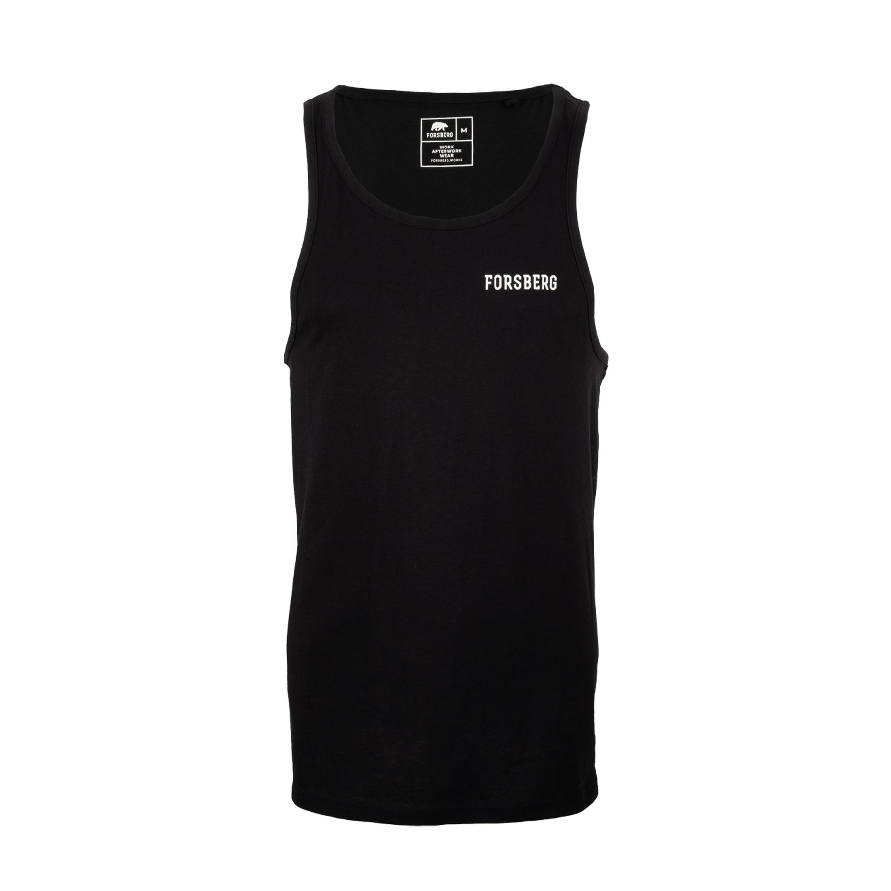 FORSBERG Tanktop mit Logo auf Brust und Rücken - 5