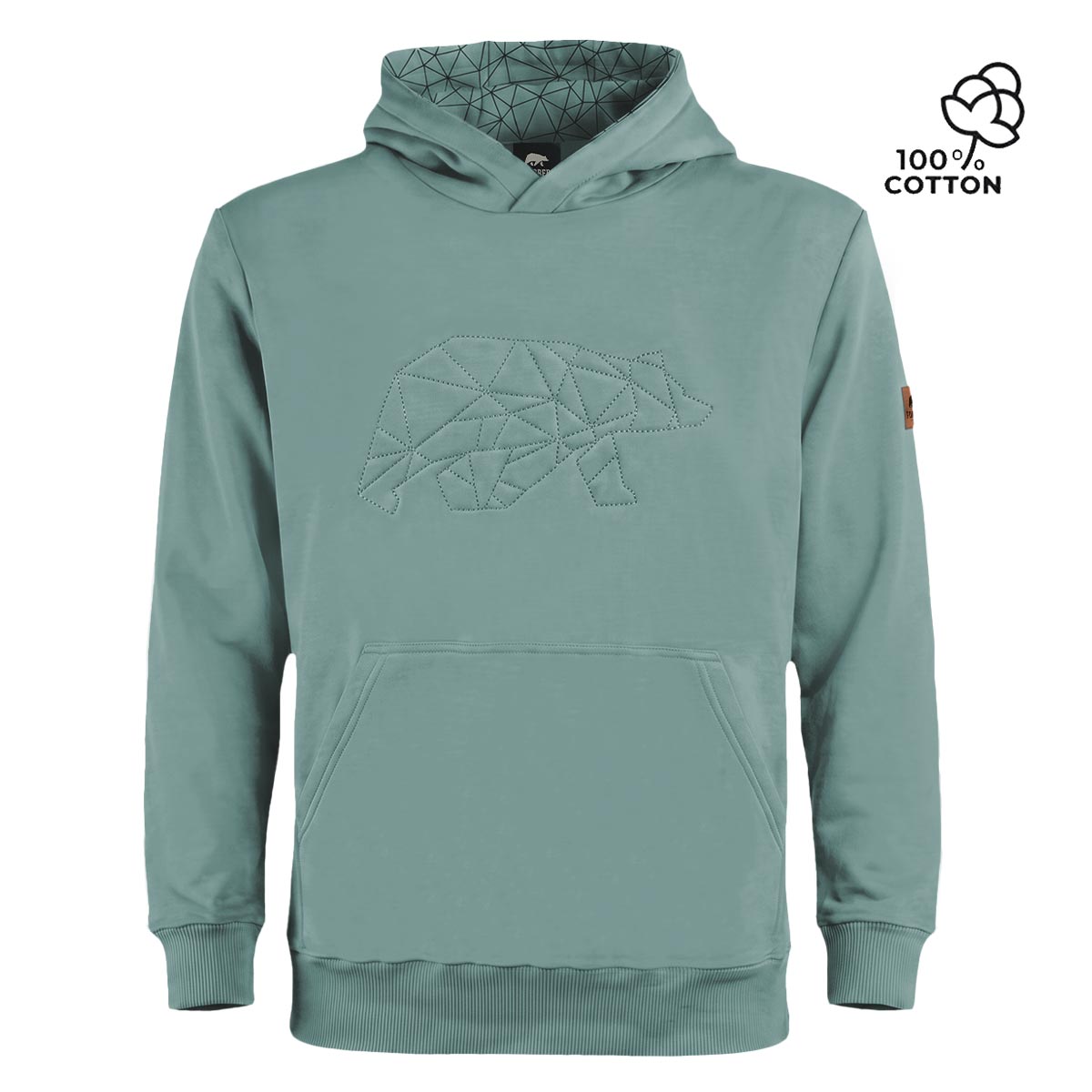 FORSBERG Hoodie mit gesticktem Polygonbär - 5 FORSBERG Hoodie mit gesticktem Polygonbär - 5