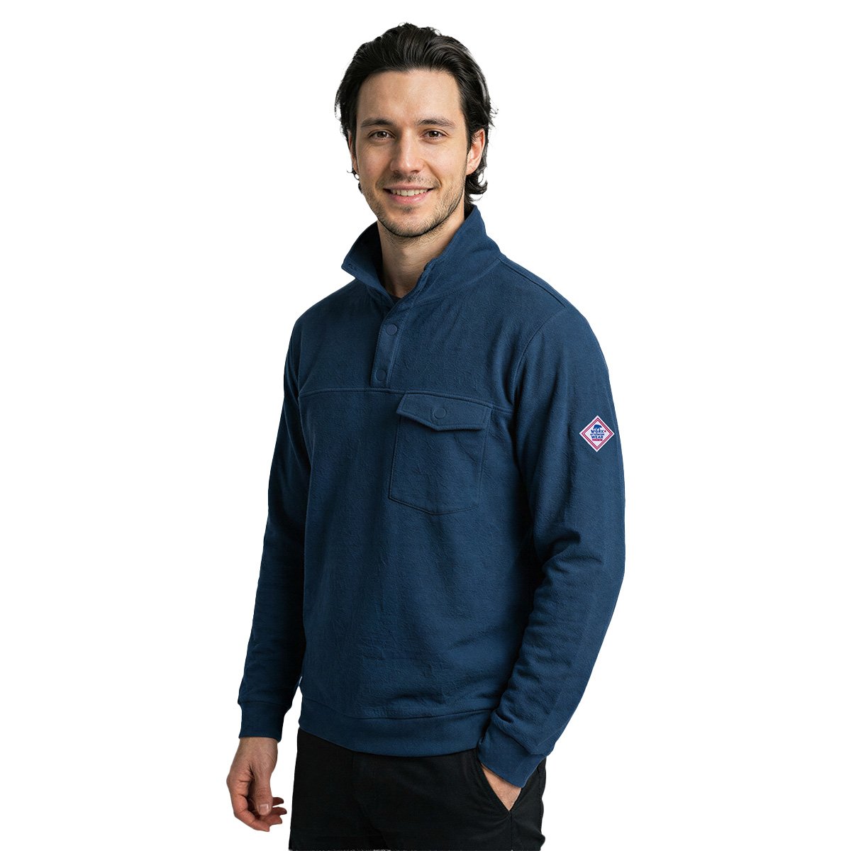 FORSBERG Fremmson Sweatshirt - 1 848809130-L - navy