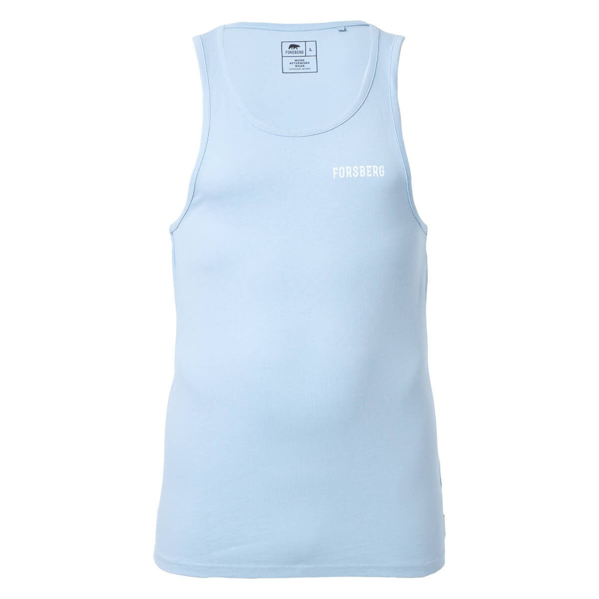 FORSBERG Tanktop mit Logo auf Brust und Rücken - 3