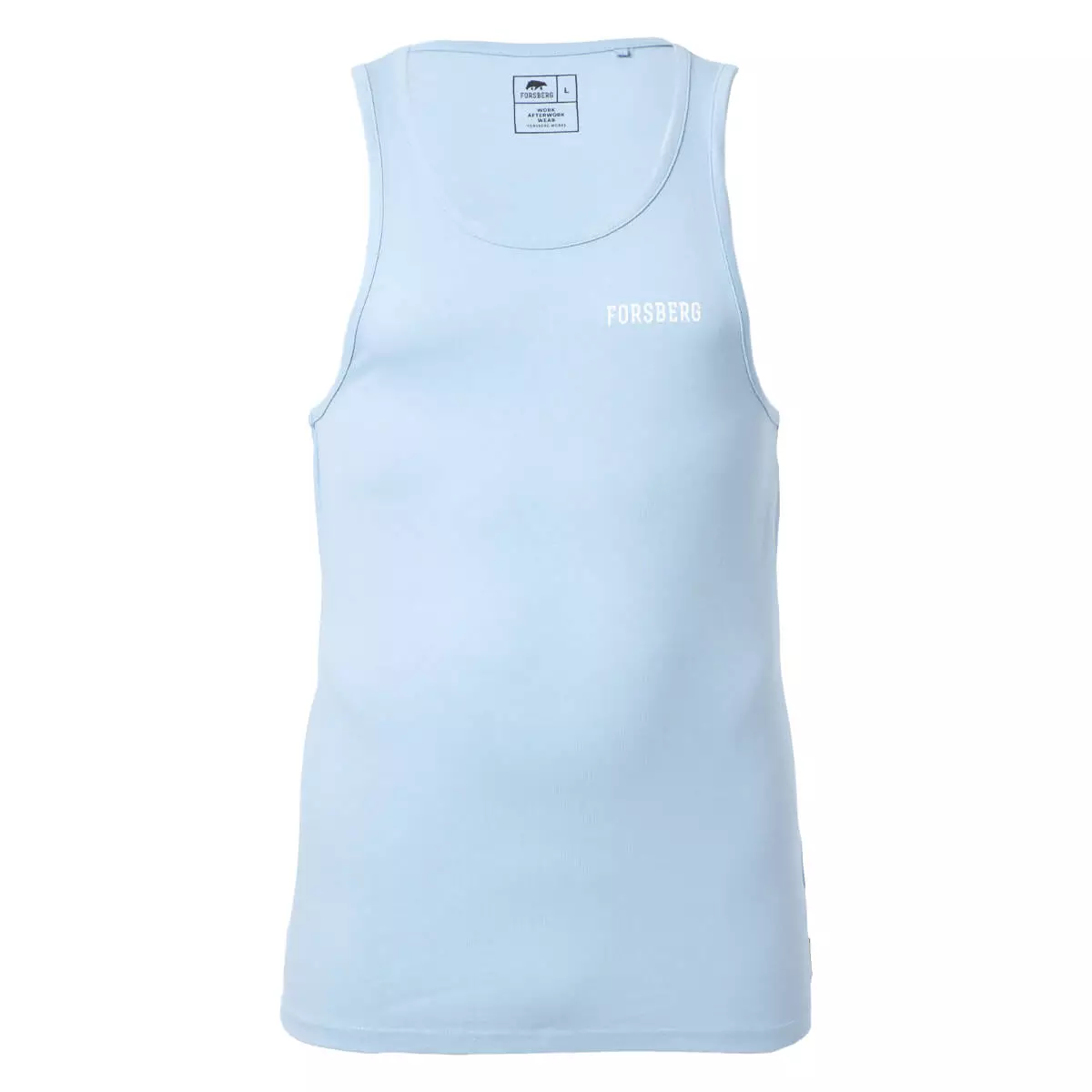 FORSBERG Tanktop mit Logo auf Brust und Rücken - 3