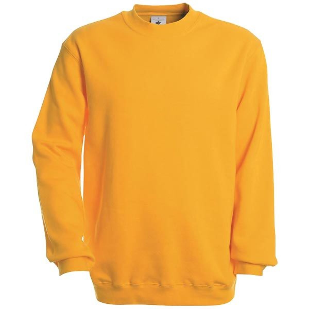 Sweatshirt einfarbig mit Rundhalsausschnitt - 4