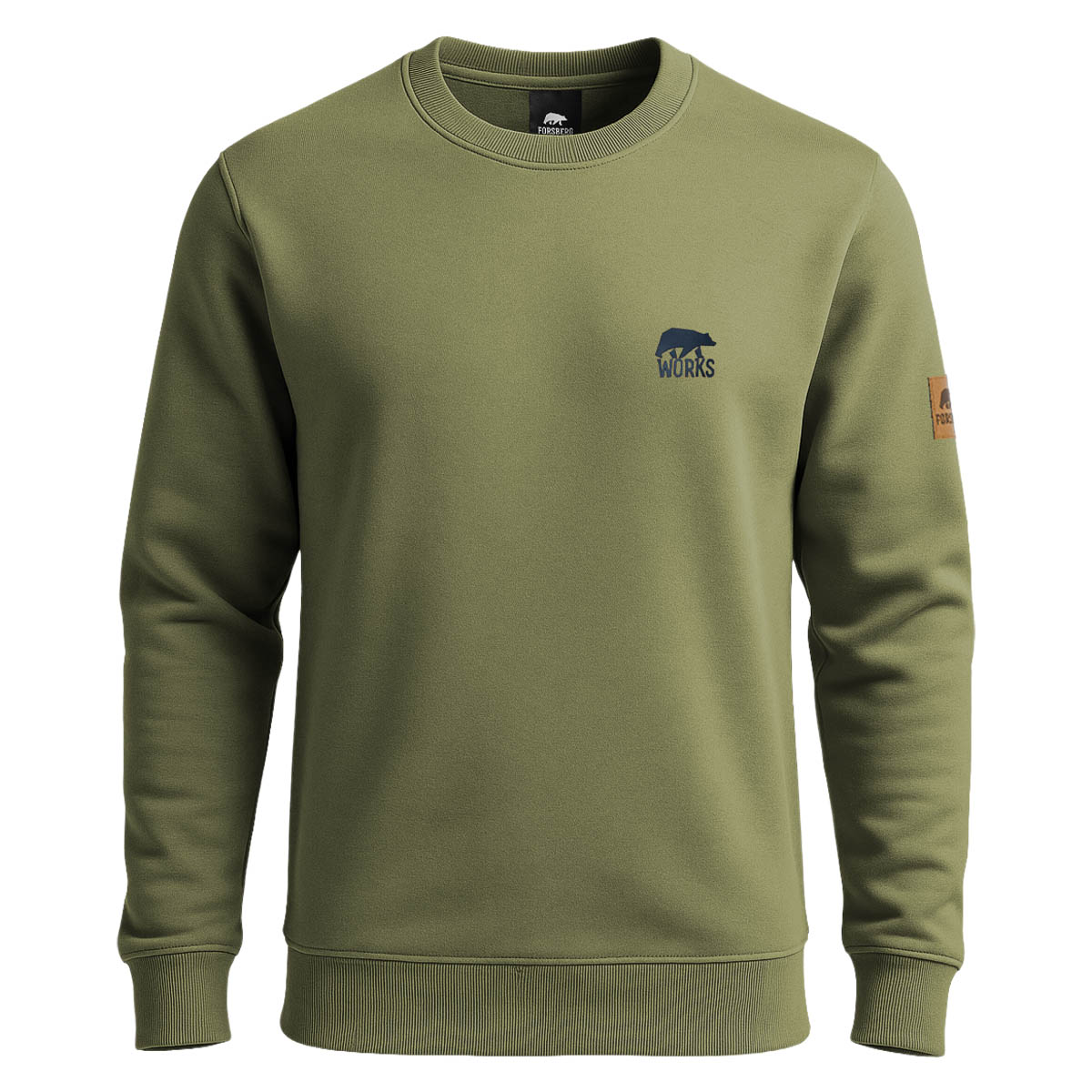 FORSBERG Crewneck Sweatshirt mit elastischen Einsätzen - 3