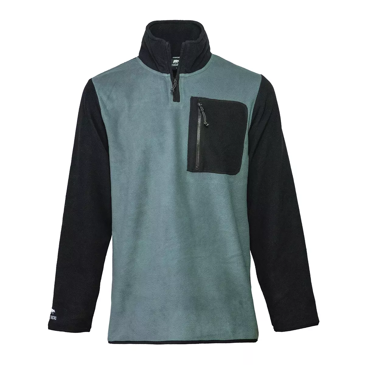 FORSBERG Leichter Fleece Troyer - 9, Vlies, Langer Ärmel, Kapuzenpulli, Mantel, Jacke