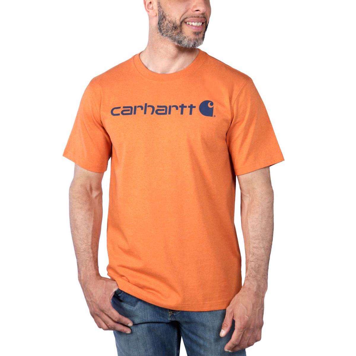 Carhartt Core Logo T-Shirt dicke Qualität - 10