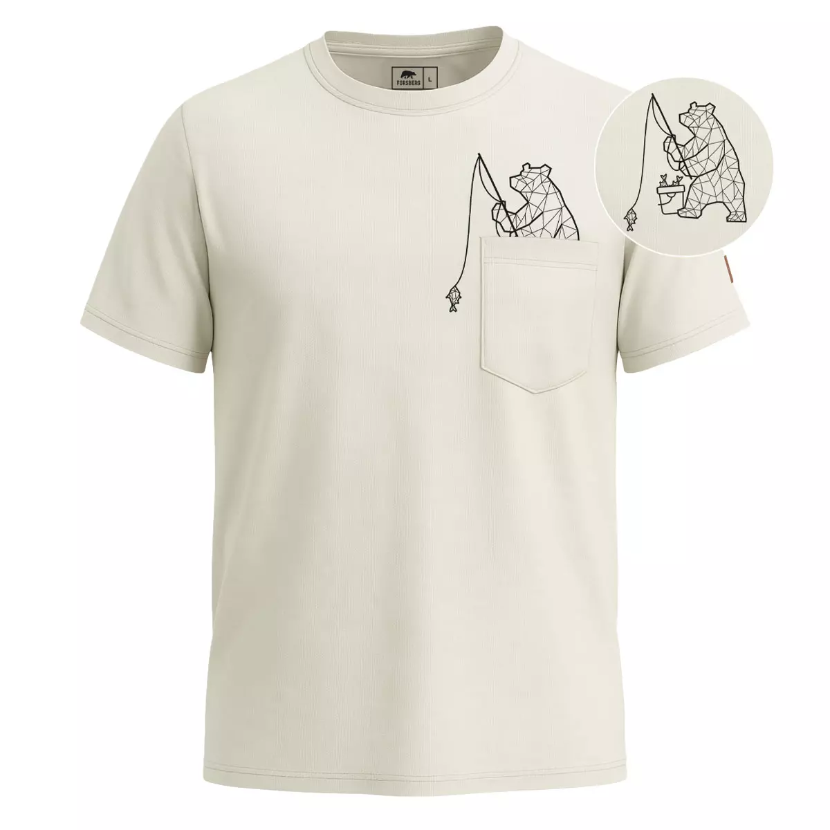 FORSBERG Fiskson T-Shirt mit Brusttasche - 1, Bekleidung, T-shirt, Hemd