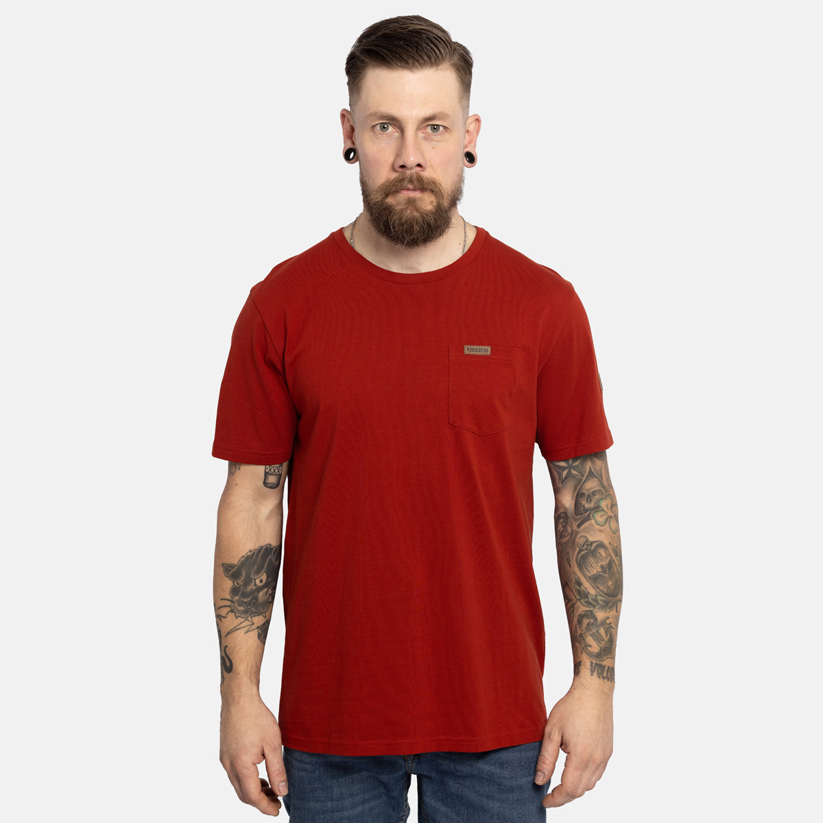FORSBERG T-Shirt mit Brusttasche - 4