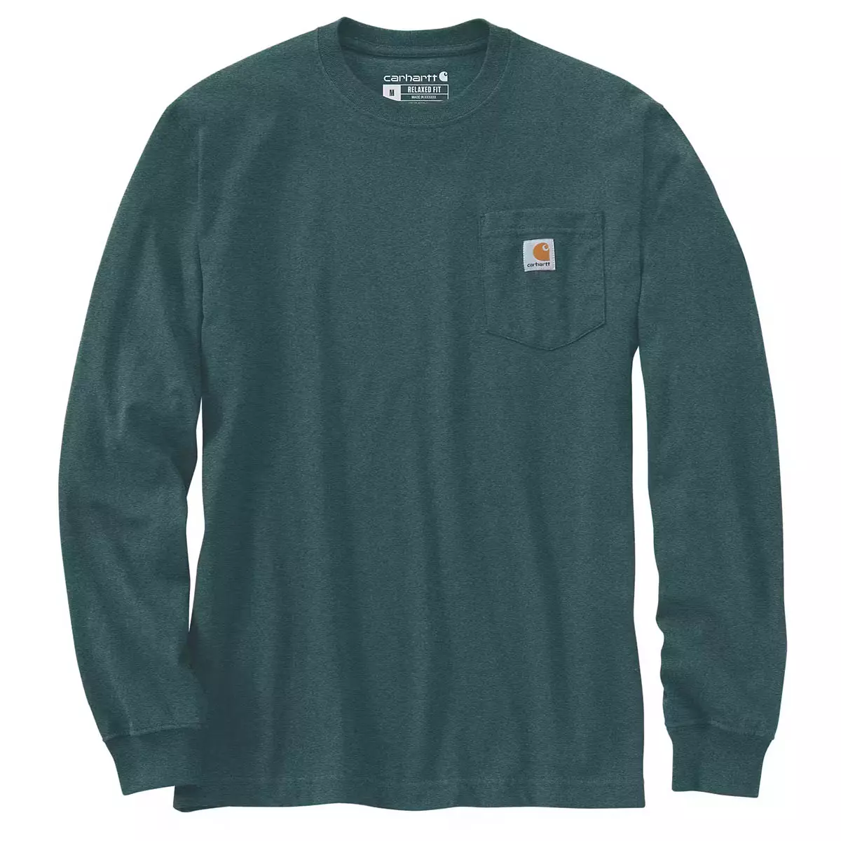 Carhartt Relaxed Fit Longsleeve mit Rückenlogo - 1, Langarm, Ärmel, Vlies, Pullover, Sweatshirt