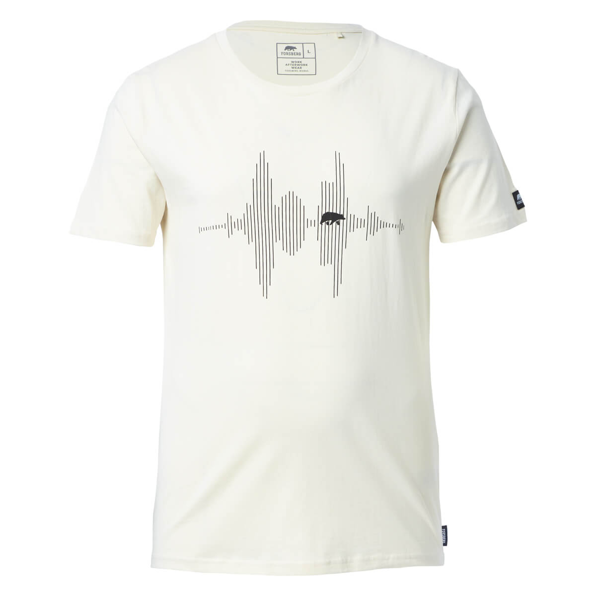 FORSBERG T-Shirt mit Audiowelle - 4, Bekleidung, T-shirt, Hemd