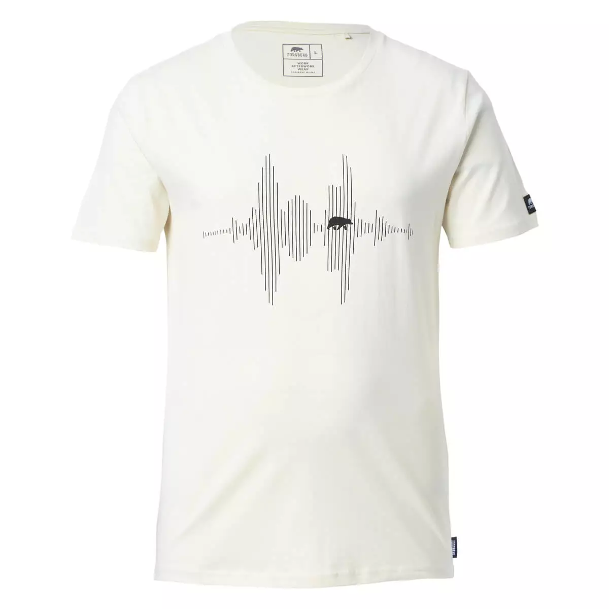 FORSBERG T-Shirt mit Audiowelle - 4