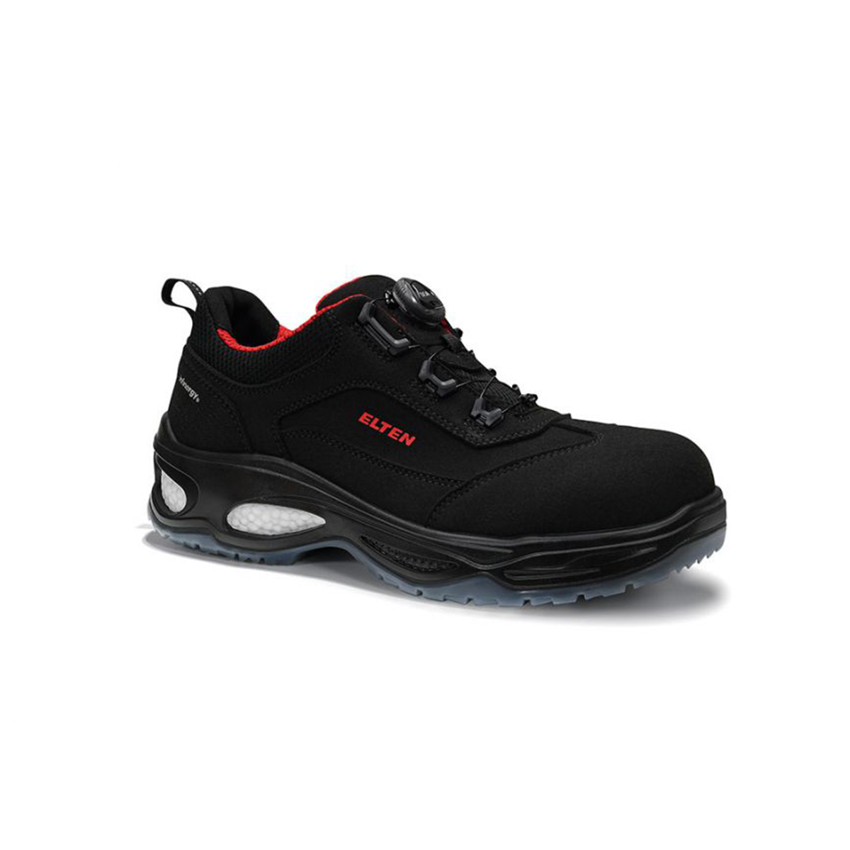 Elten Women's Safety Trainers - S1P ESD Rated Work Shoes With Basketball Design & Cushioned WELLMAXX Sole