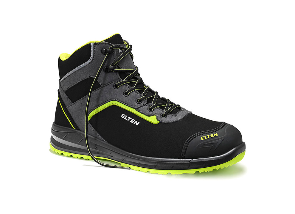 Elten LOAN XXSports Pro black-lime Mid ESD S3 Sicherheitsstiefel - 1