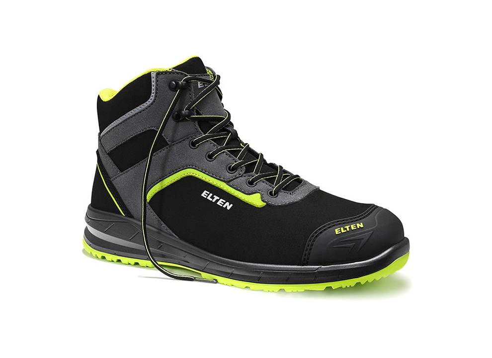 Elten LOAN XXSports Pro black-lime Mid ESD S3 Sicherheitsstiefel - 1