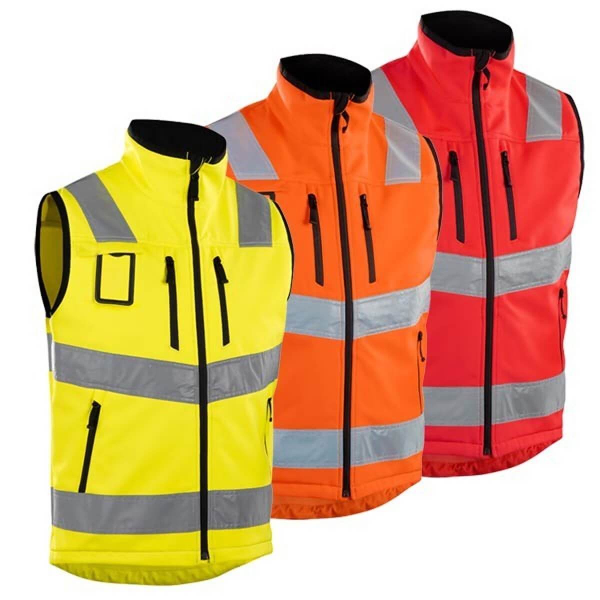 Softshell Weste Warnschutz - 1