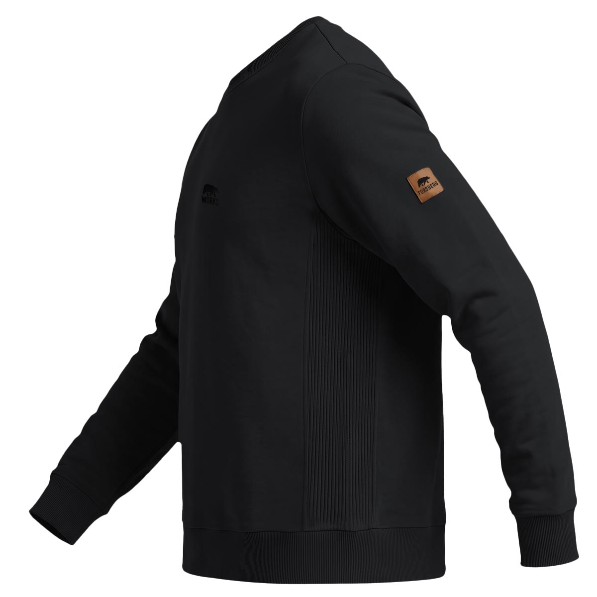 FORSBERG Crewneck Sweatshirt mit elastischen Einsätzen - 11 FORSBERG Crewneck Sweatshirt mit elastischen Einsätzen - 11