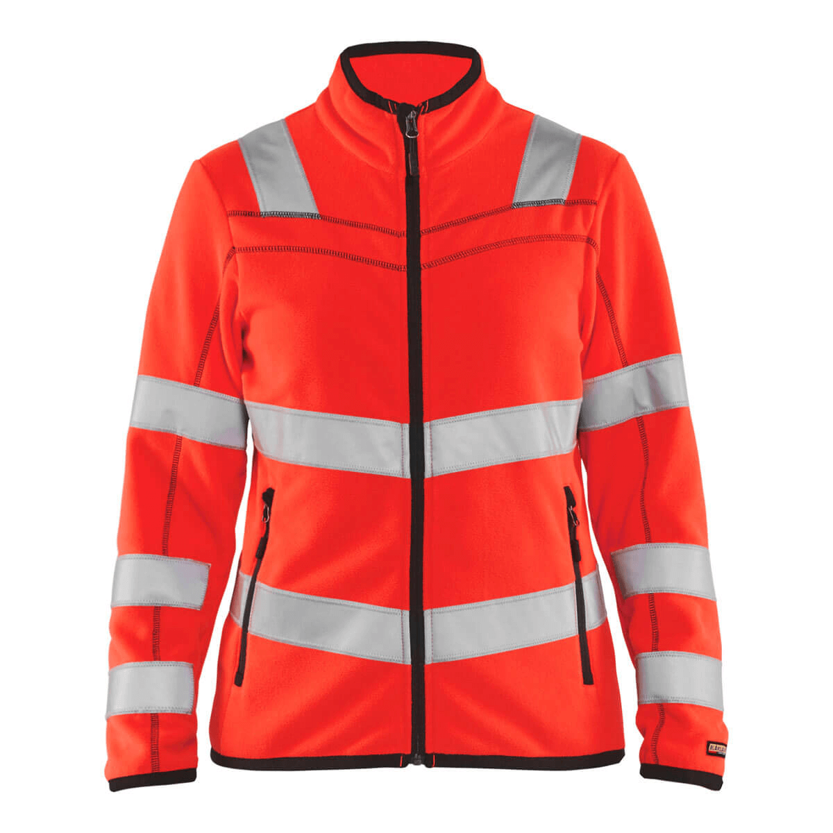 Damen High Vis Microfleece Jacke  - 1