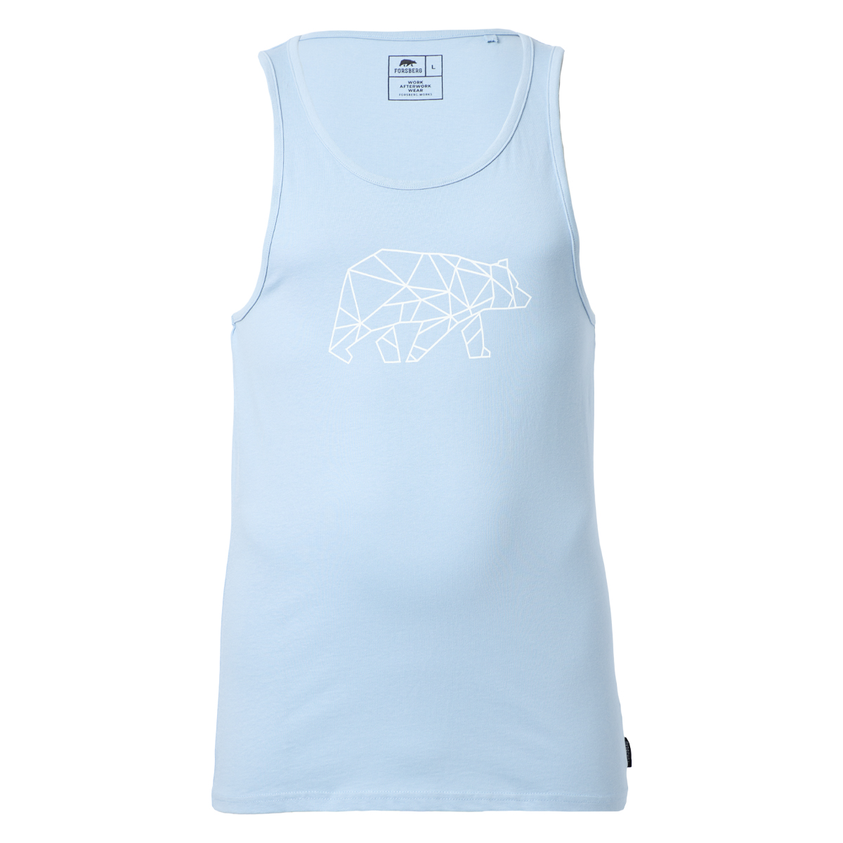 FORSBERG Tanktop mit großem Brustlogo - 3
