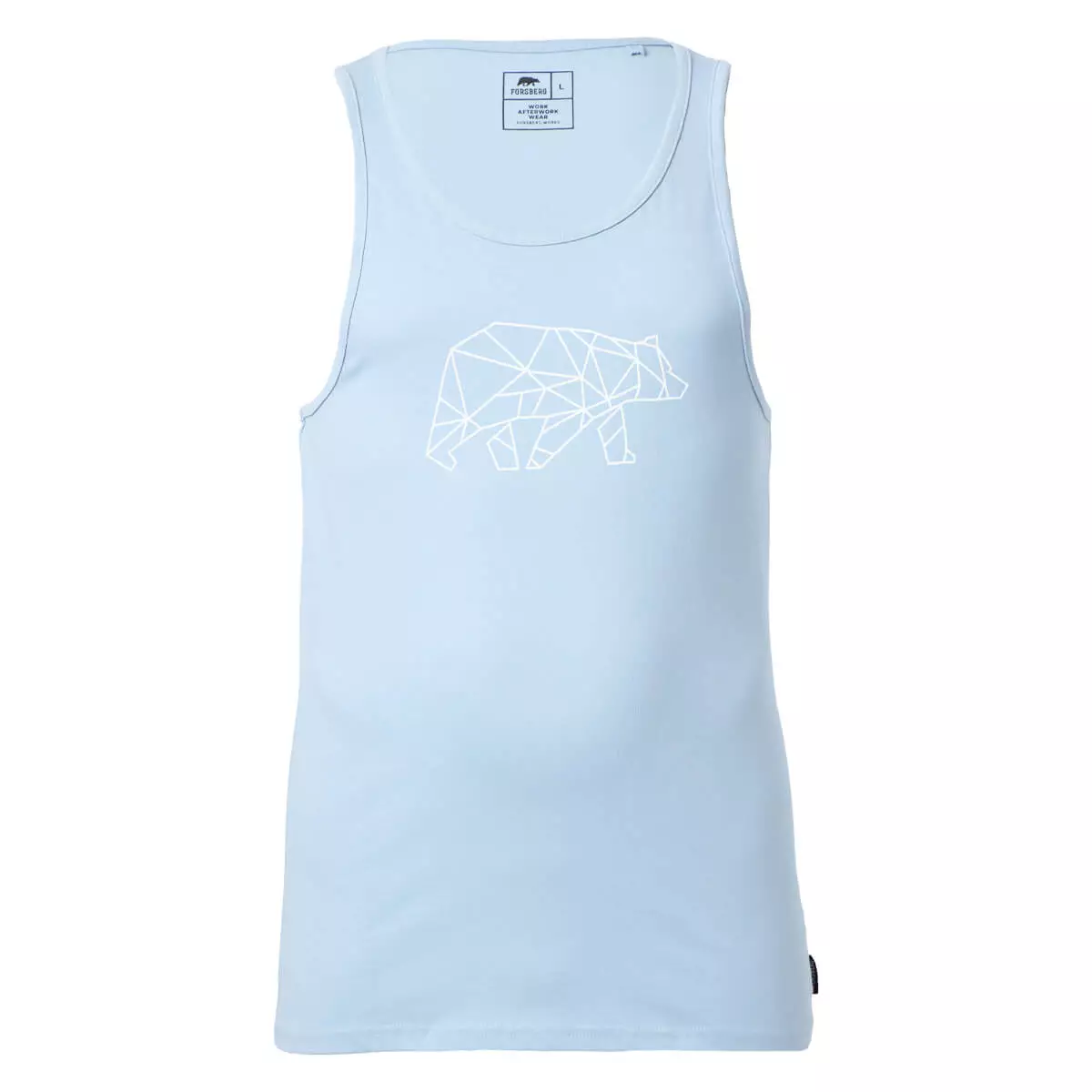 FORSBERG Tanktop mit großem Brustlogo - 3