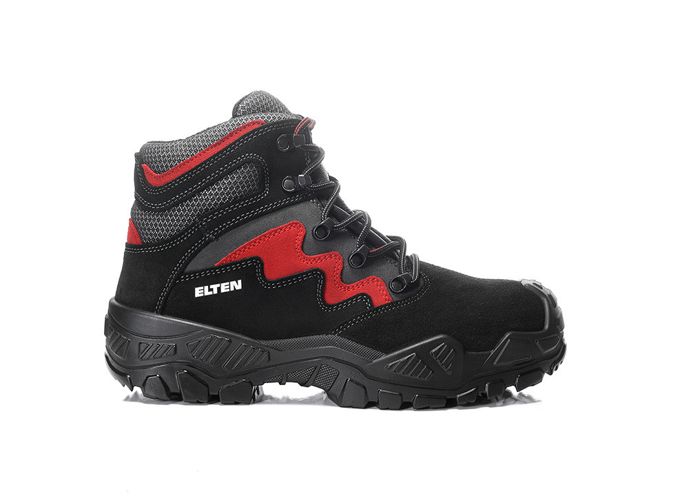 Elten MICK black-red Mid ESD S3S Sicherheitsschnürstiefel - 2