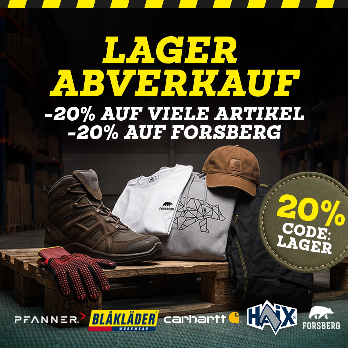 Arbeitsstiefel, Arbeitshose, T-Shirt, Kappe, Workwear