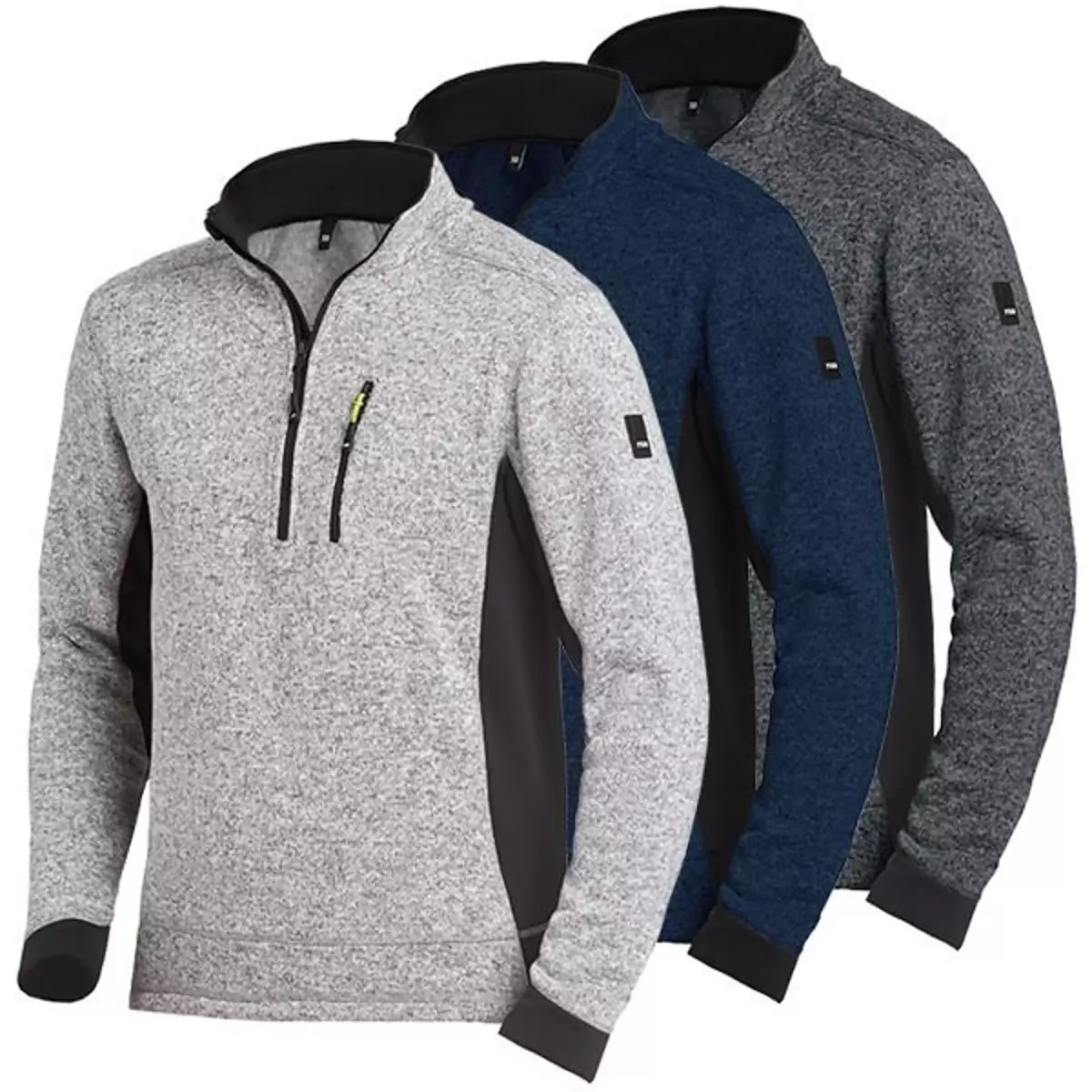 FHB Strick-Fleece-Troyer PATRICK - 1, Vlies, Mantel, Jacke, Pullover, Sweatshirt