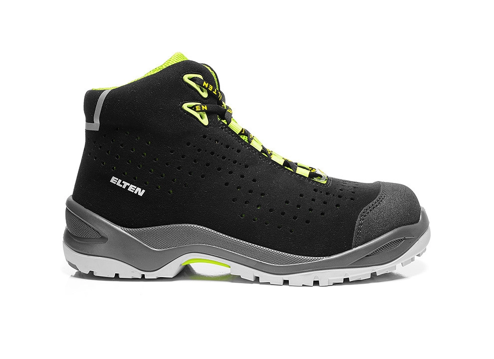 Elten IMPULSE green Mid ESD S1PS Mikrofaser-Schnürstiefel - 2