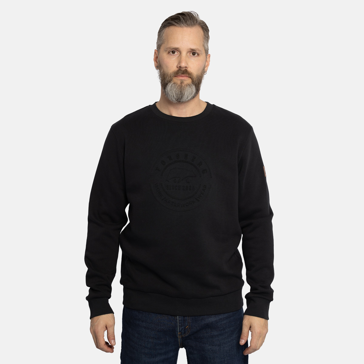 FORSBERG Sweatshirt mit 3D Logo - 1