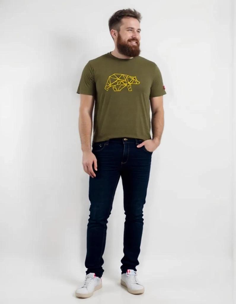 FORSBERG Denim 5 Pocket Jeans - 1, T-shirt, Hosen, Person, Stehend, Ärmel
