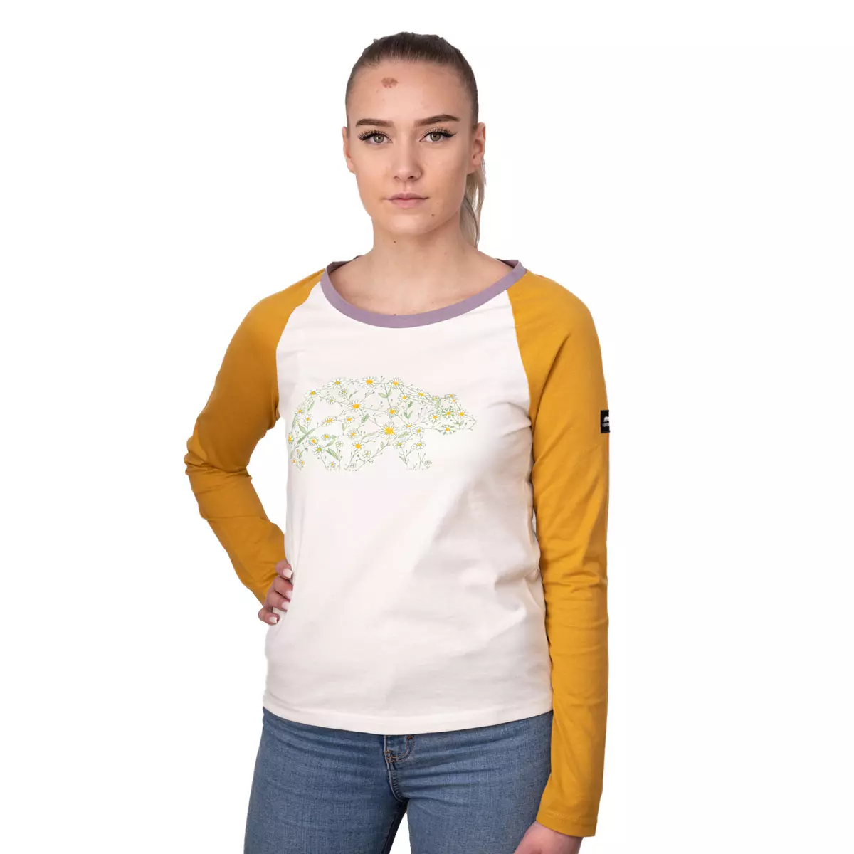 FORSBERG zweifarbiges Longsleeve Damen Biobaumwolle - 2