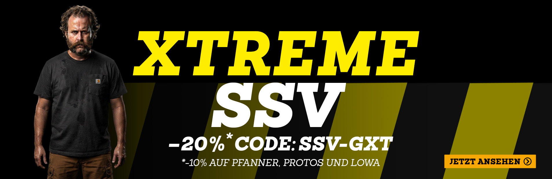 T-Shirt, Schwarz, Mann, Arbeitskleidung, Logo-Patch