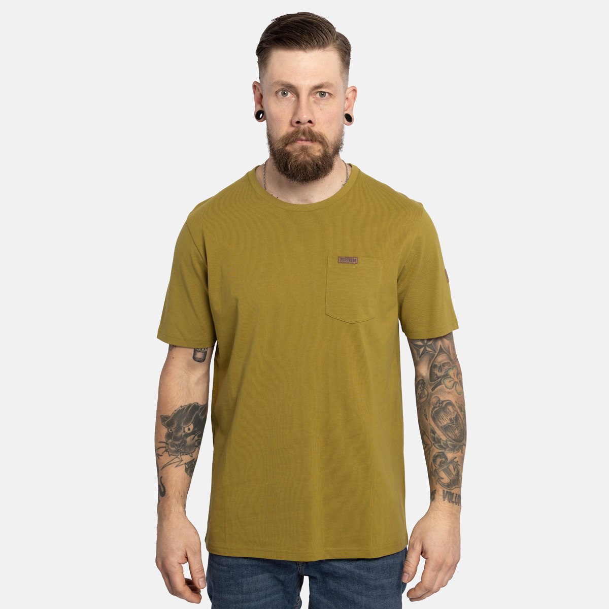FORSBERG T-Shirt mit Brusttasche - 2