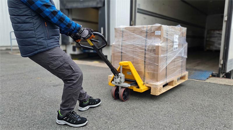 Gabelstapler, Palettenhub, Palettenspanner, Lastenpallet, Transportsystem