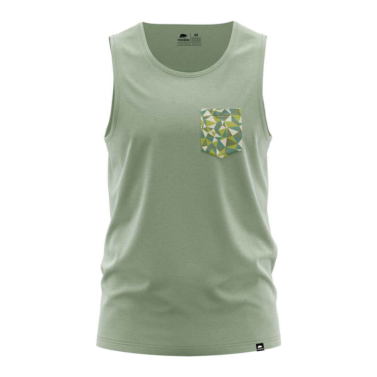 FORSBERG pastellgrünes Tanktop Shirt - 1, Bekleidung, Tanktop, Weste