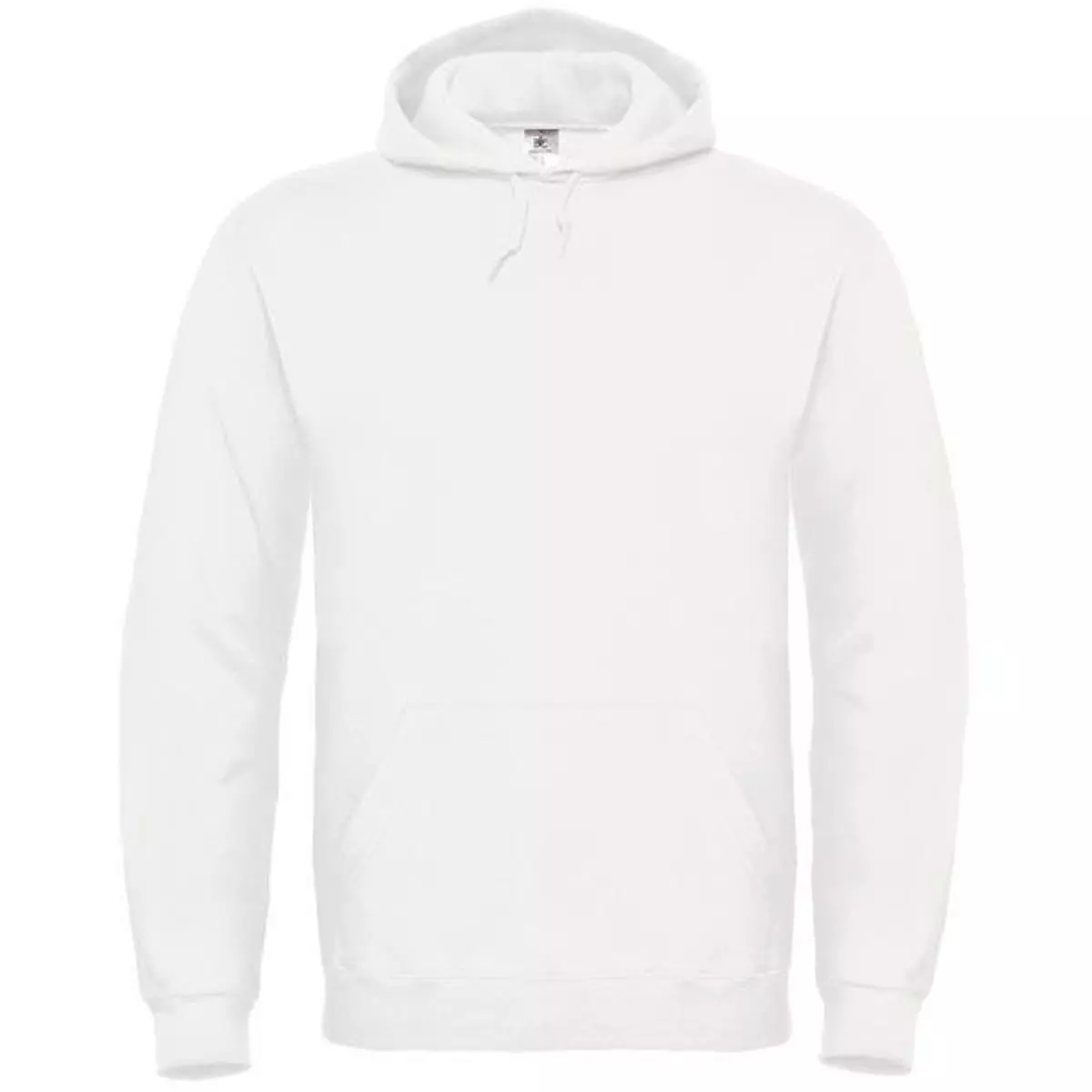 Hoodie einfarbig mit Kangarootasche - 4