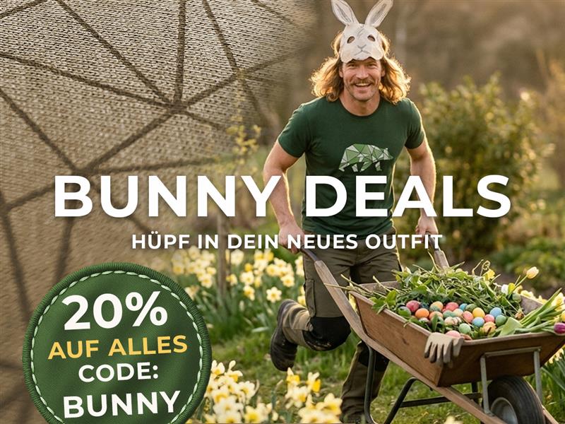 outfit, grünes t-shirt, kaninchenmaske, gartenarbeit, wagen mit gemüse