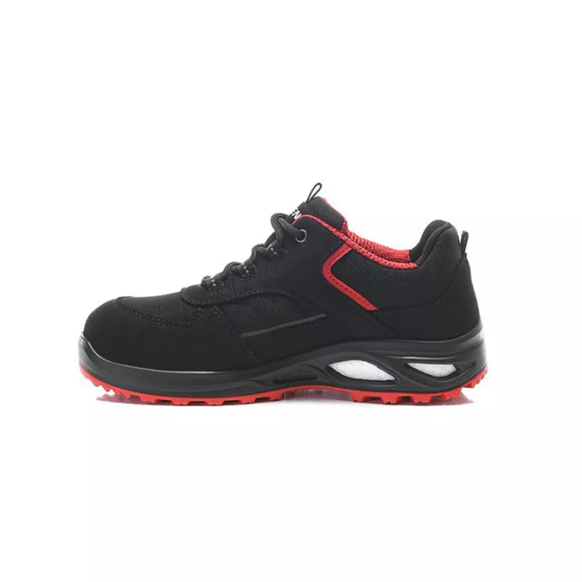 Elten Damenschuh HANNAH XXTL black-red Low ESD S3  - 3, Bekleidung, Schuhwerk, Schuh, Sneaker, Laufschuh