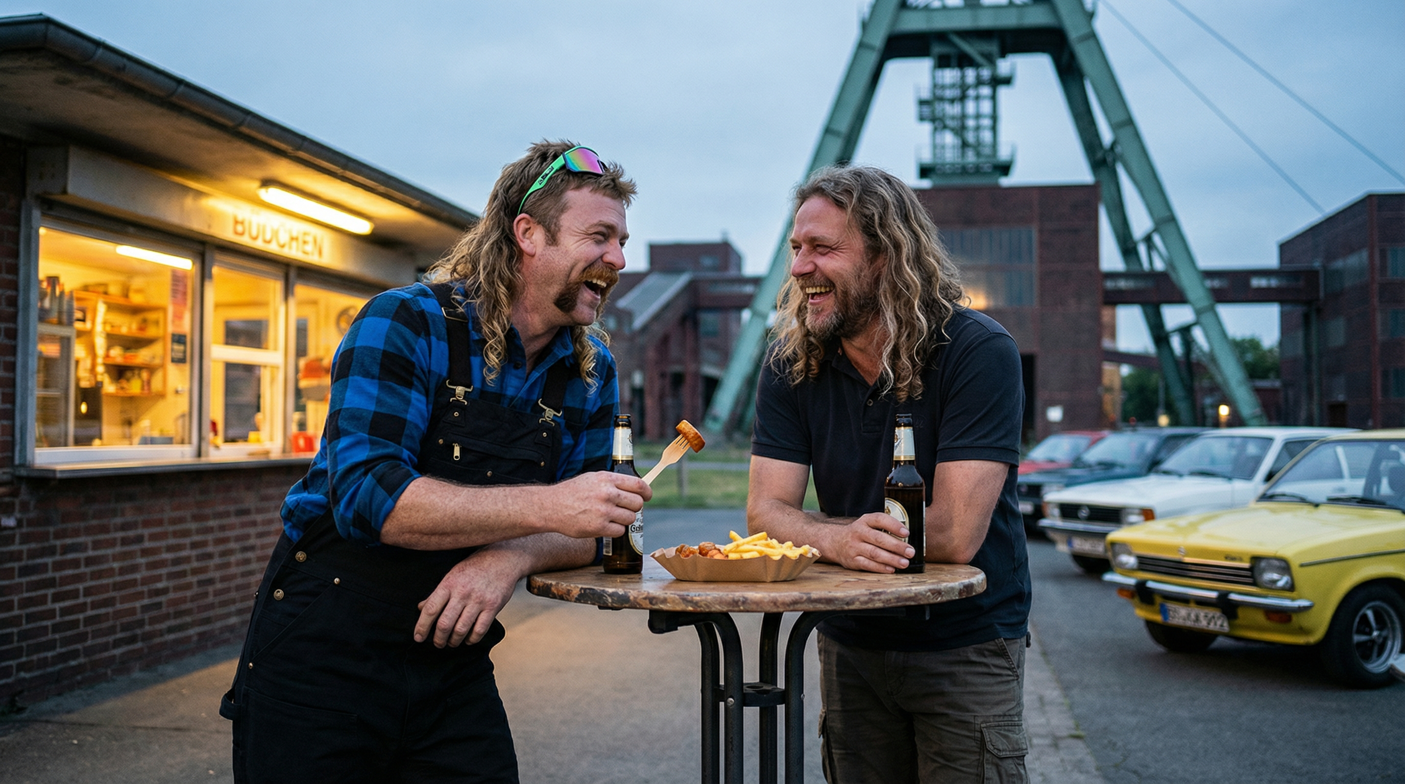 Steinmetz mit professioneller Arbeitsausr&uuml;stung und Ledersch&uuml;rze