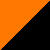 leuchtorange/schwarz