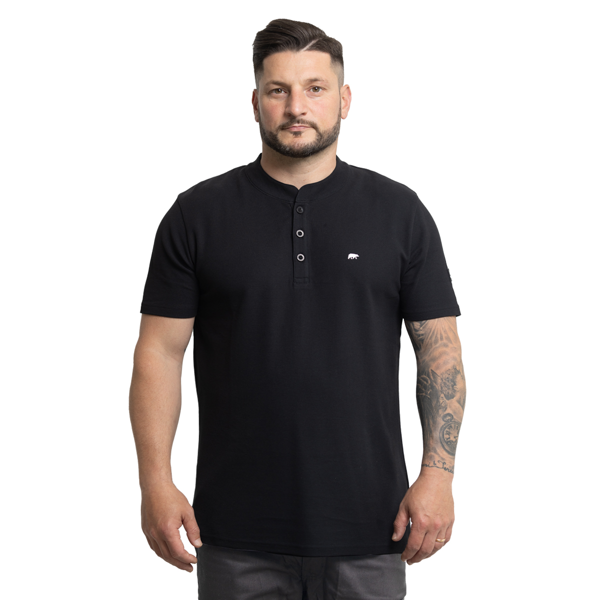 FORSBERG Poloshirt mit Stehkragen - 4