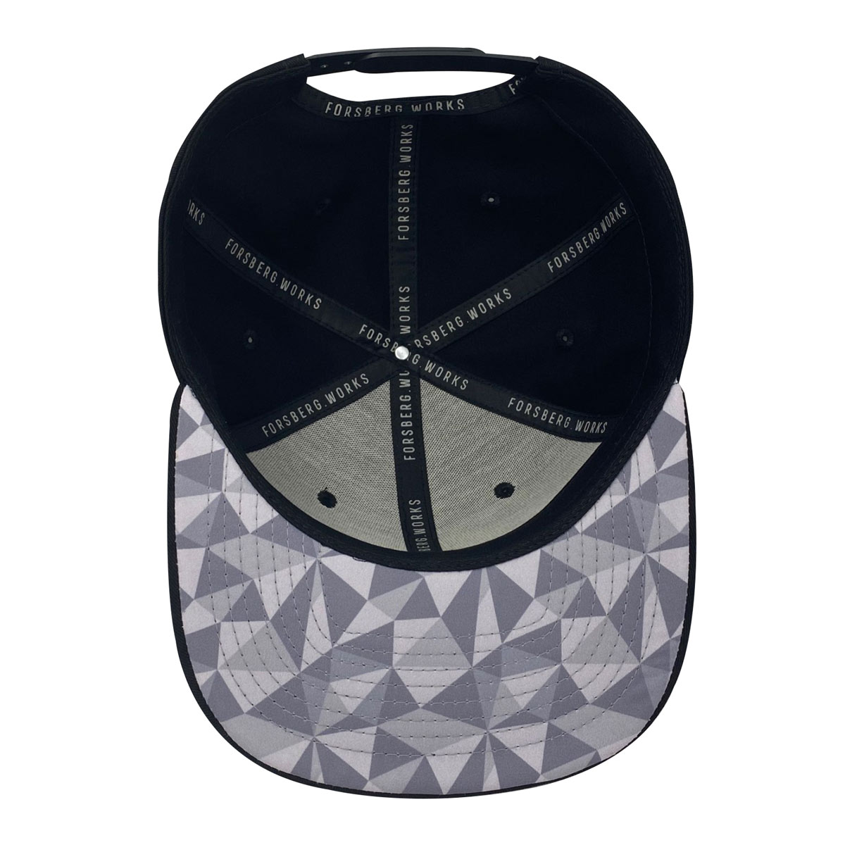 FORSBERG Snapback Cap mit weissem 3D Logo - 3
