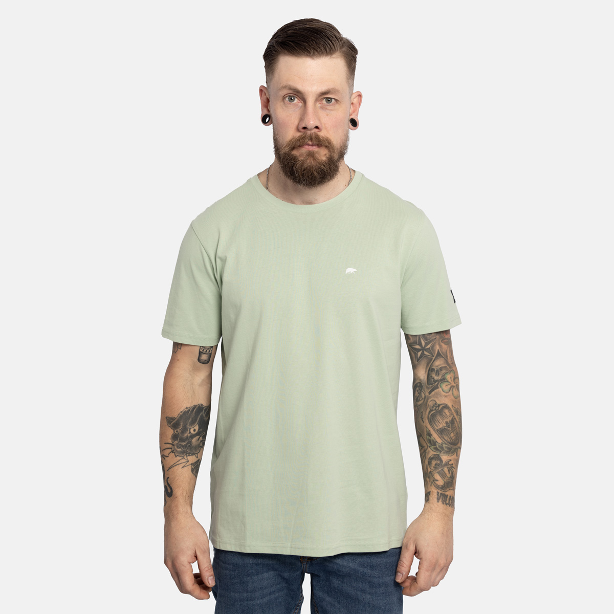 FORSBERG T-Shirt mit kleinem Gummi-Patch - 4