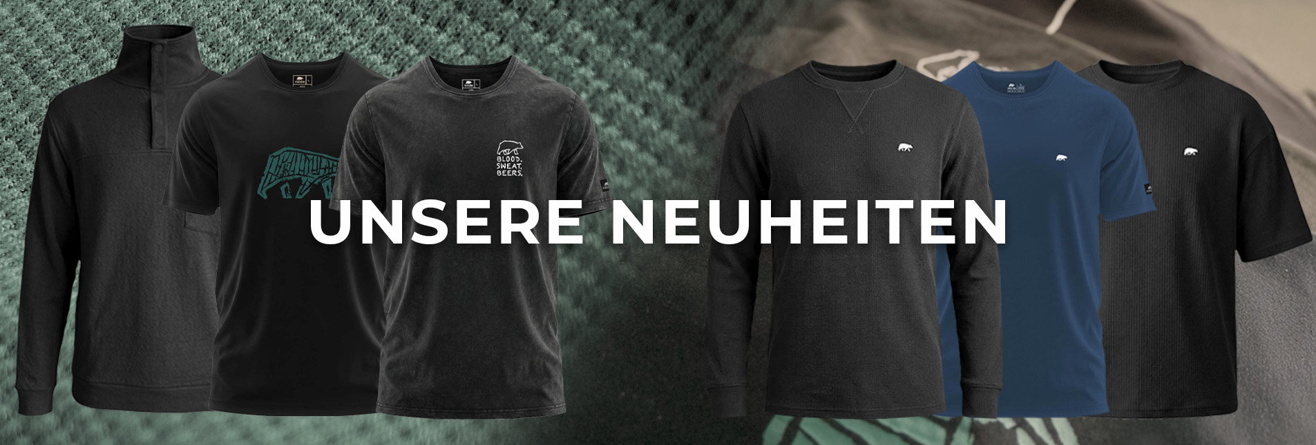 t-shirt, langarmshirt, crew neck, dunkel, grafikshirt