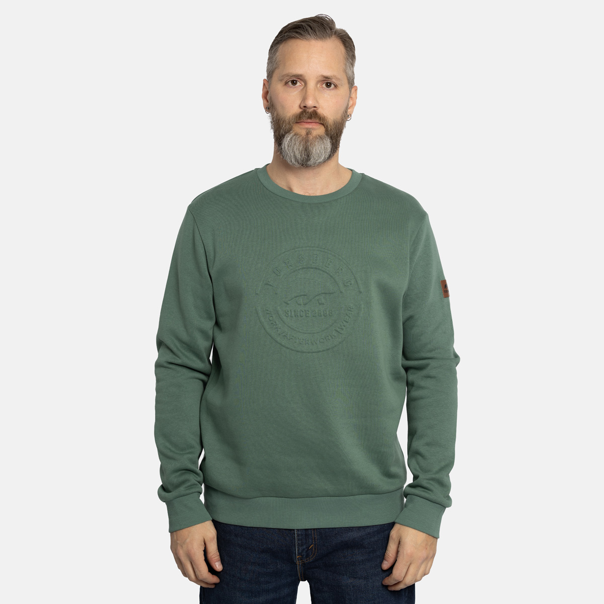 FORSBERG Sweatshirt mit 3D Logo - 3