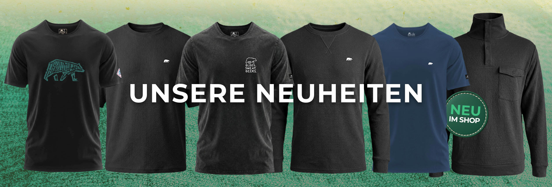 Tee, Langarmshirt, Rundhals, Schwarz, Uni